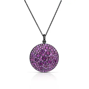6.85 Carat Purple Mozambique Garnet Pendant