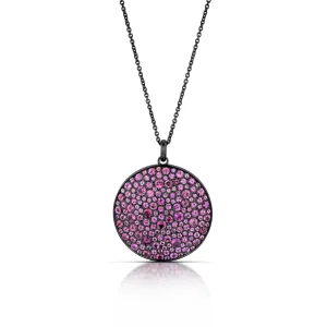 8.75 Carat Purple Garnet Necklace
