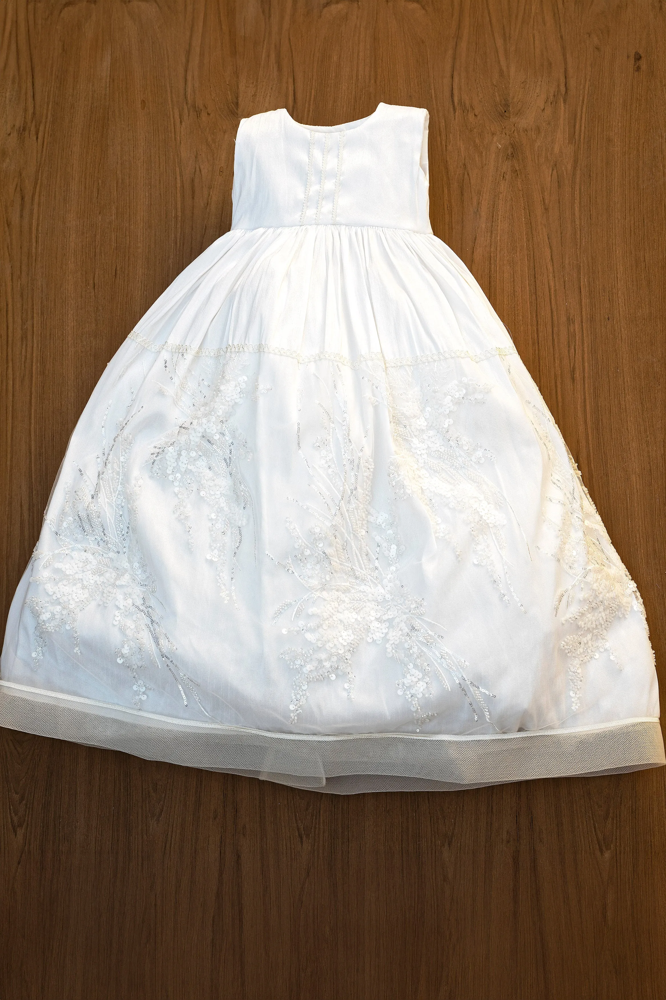 Christening Dress G033   Matching Candle Set