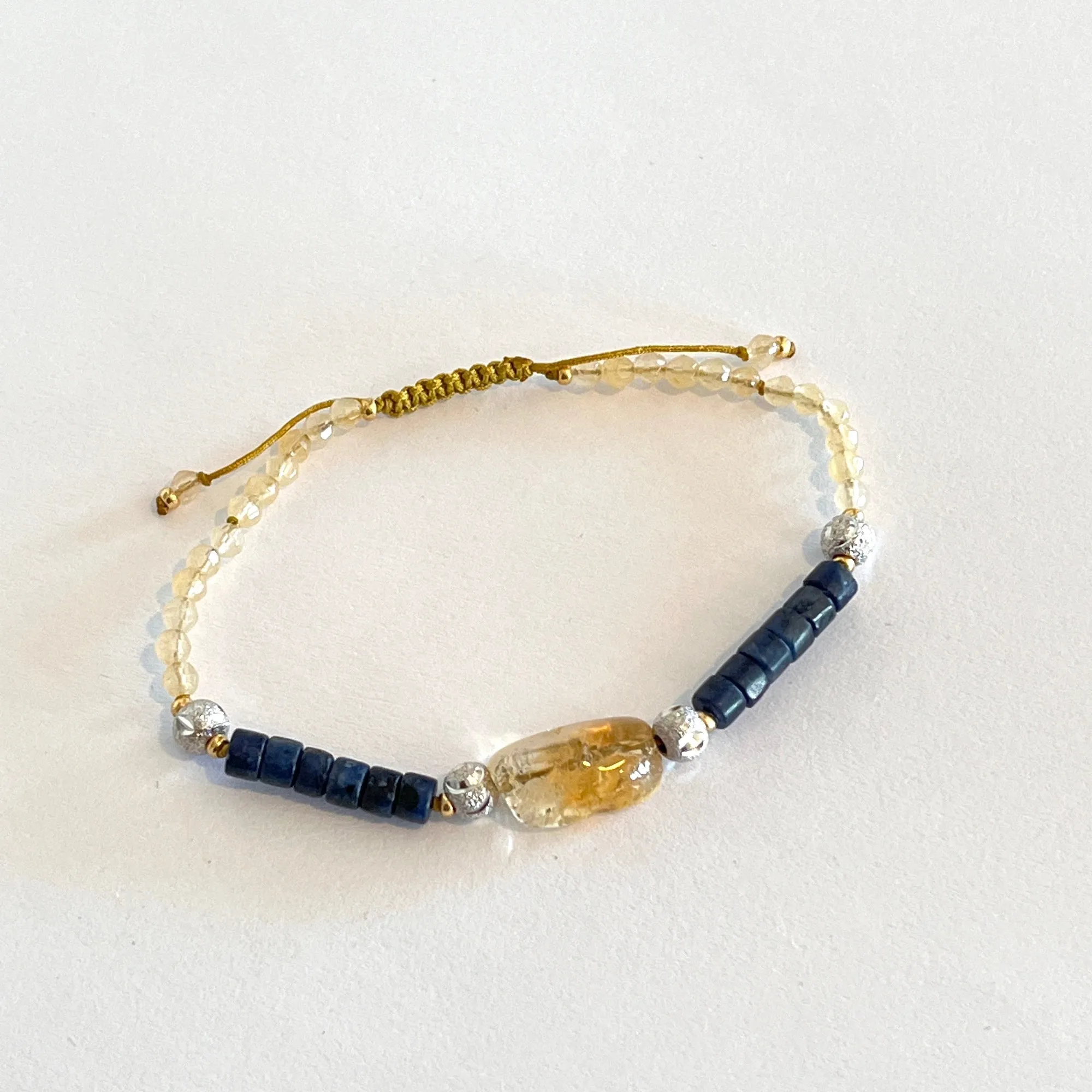 Citrine Shambala Bracelet