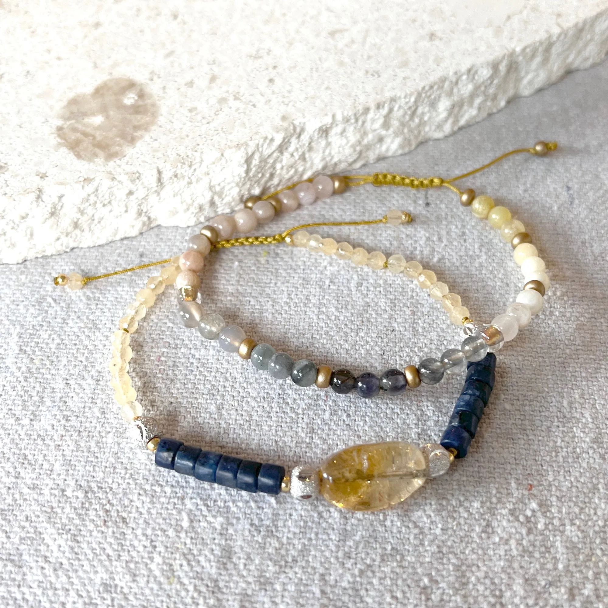 Citrine Shambala Bracelet