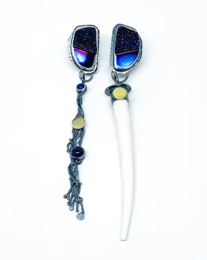 Druzy Wabi Sabi Drop Earrings