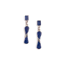 Lapis Lazuli Earrings Illa | Handcrafted Jewelry | From the Chilean Andes