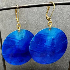 Lazuli Round Earrings