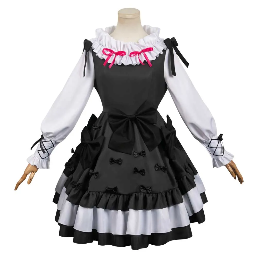 Puella Magi Madoka Magica Madoka Kaname Women Black Dress Party Carnival Halloween Cosplay Costume