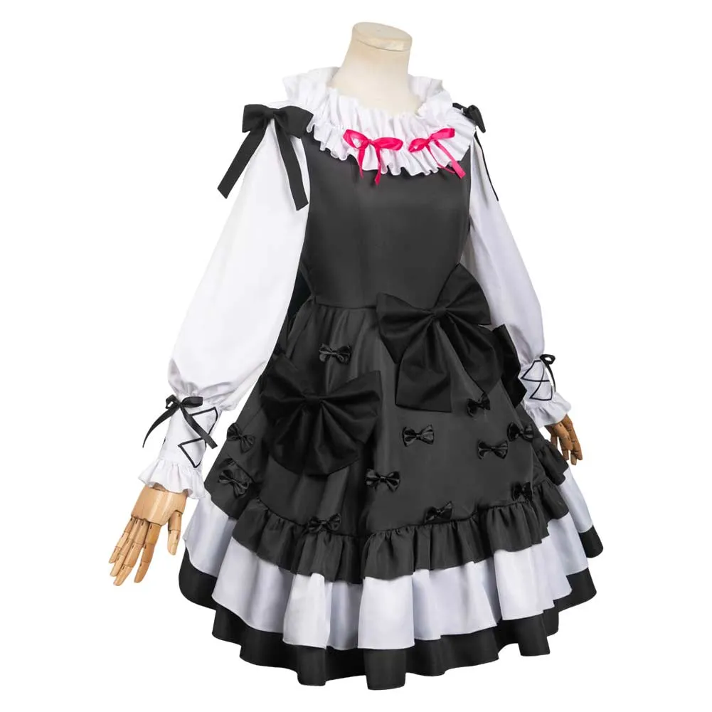 Puella Magi Madoka Magica Madoka Kaname Women Black Dress Party Carnival Halloween Cosplay Costume
