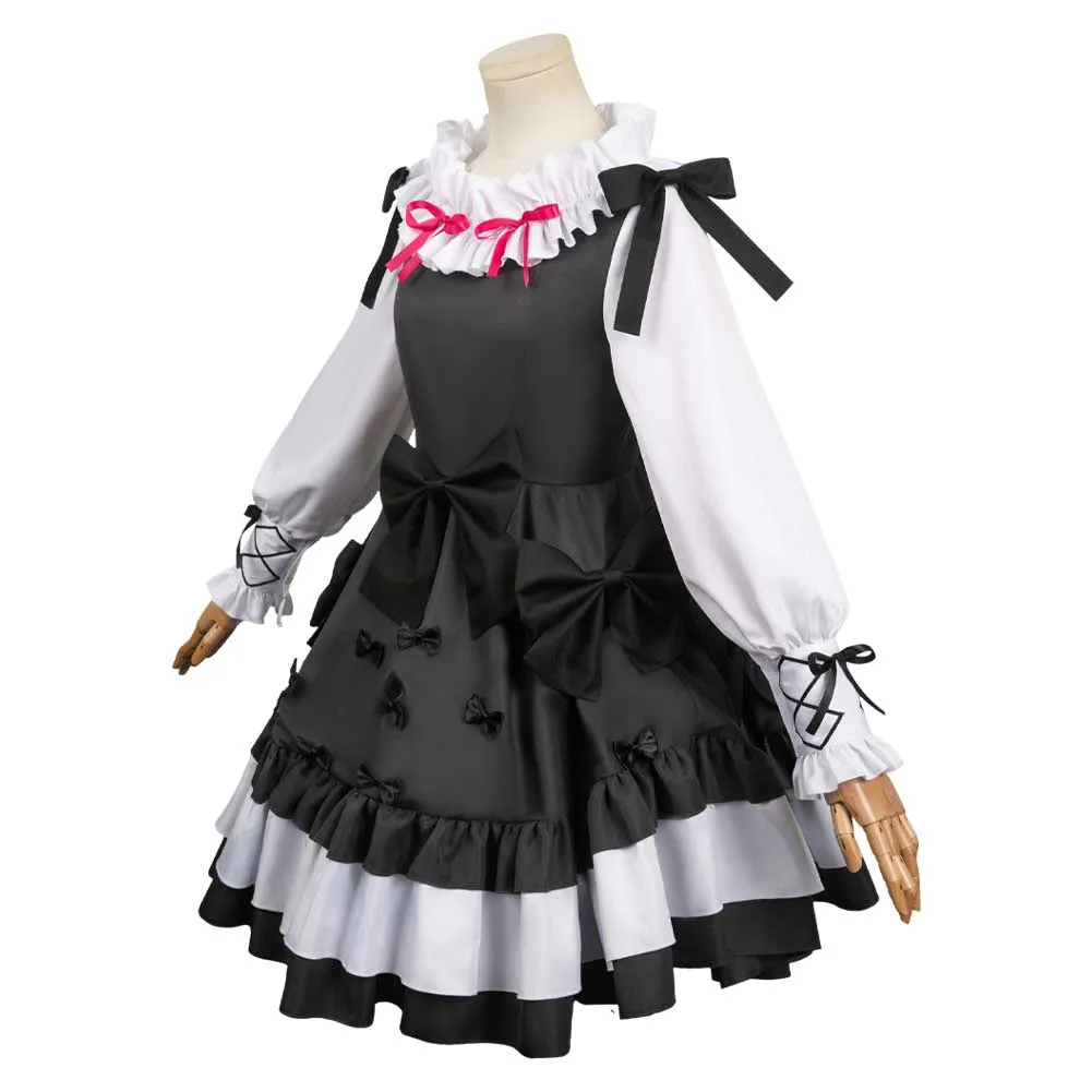 Puella Magi Madoka Magica Madoka Kaname Women Black Dress Party Carnival Halloween Cosplay Costume