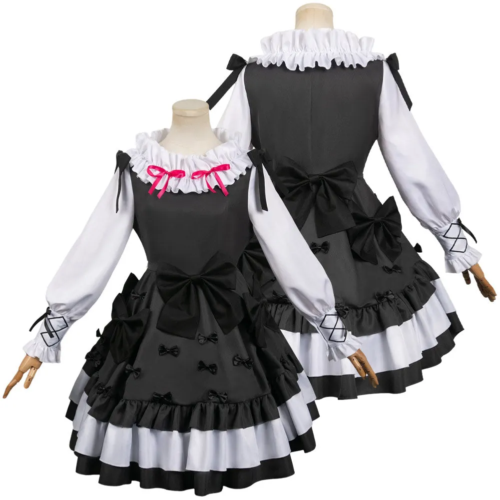 Puella Magi Madoka Magica Madoka Kaname Women Black Dress Party Carnival Halloween Cosplay Costume