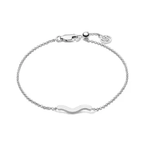 Silver Ellera Waves Pianura Bracelet
