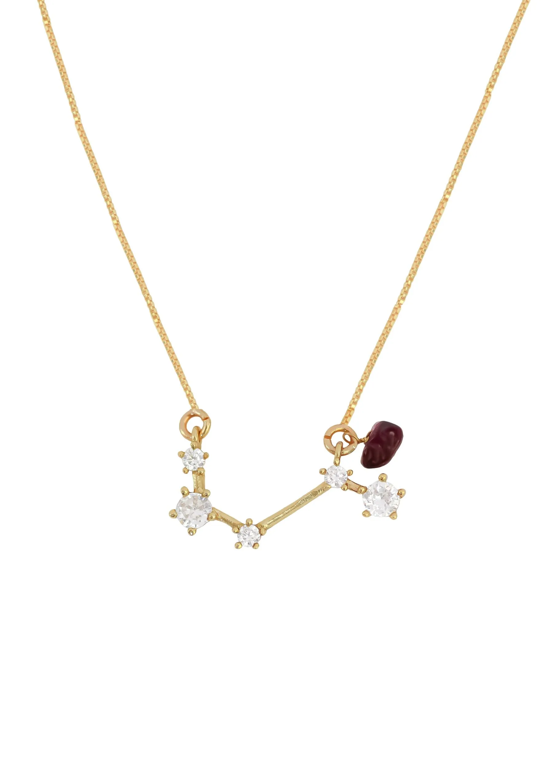 Star Aries Zodiac Necklace