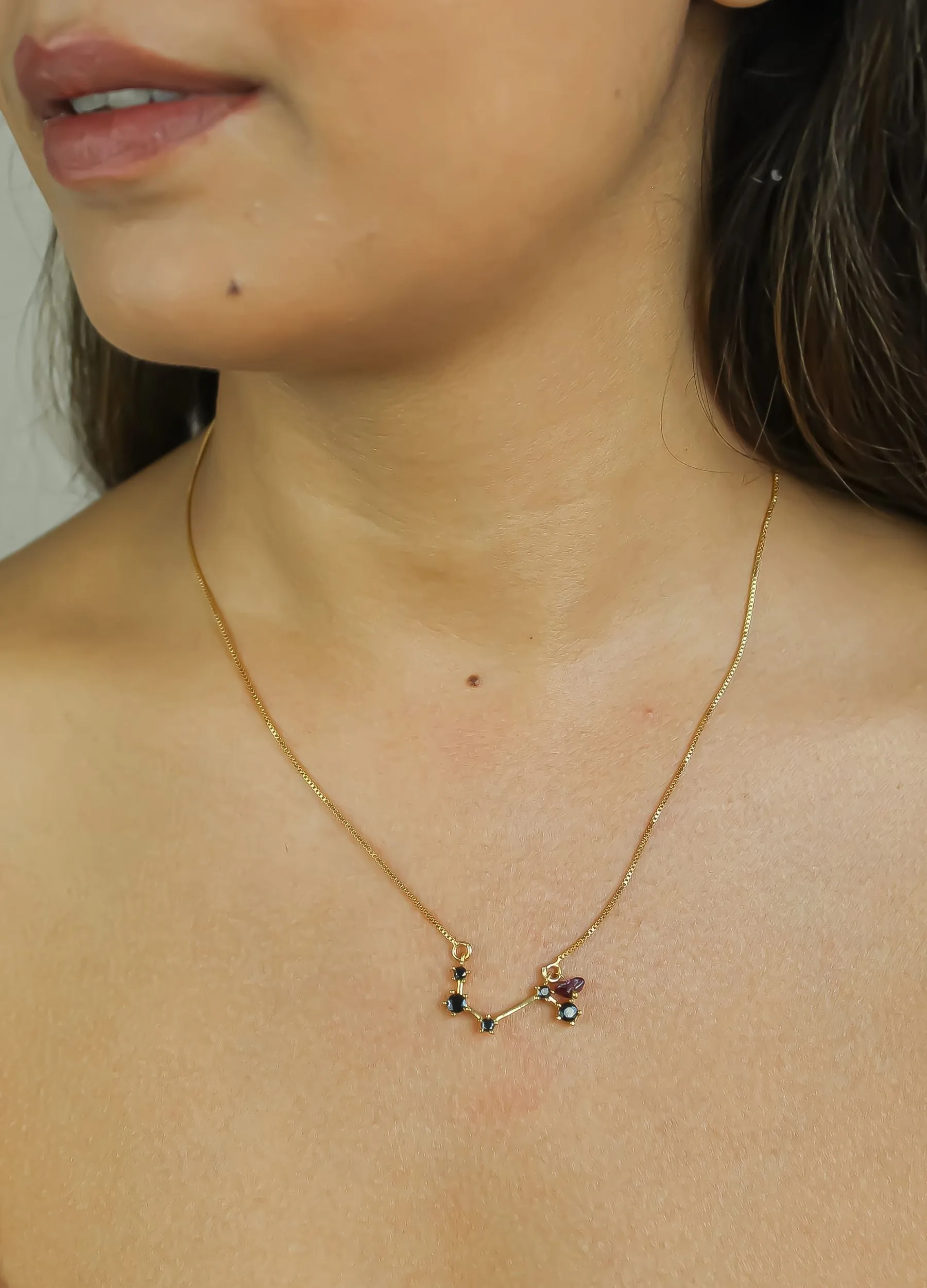 Star Aries Zodiac Necklace