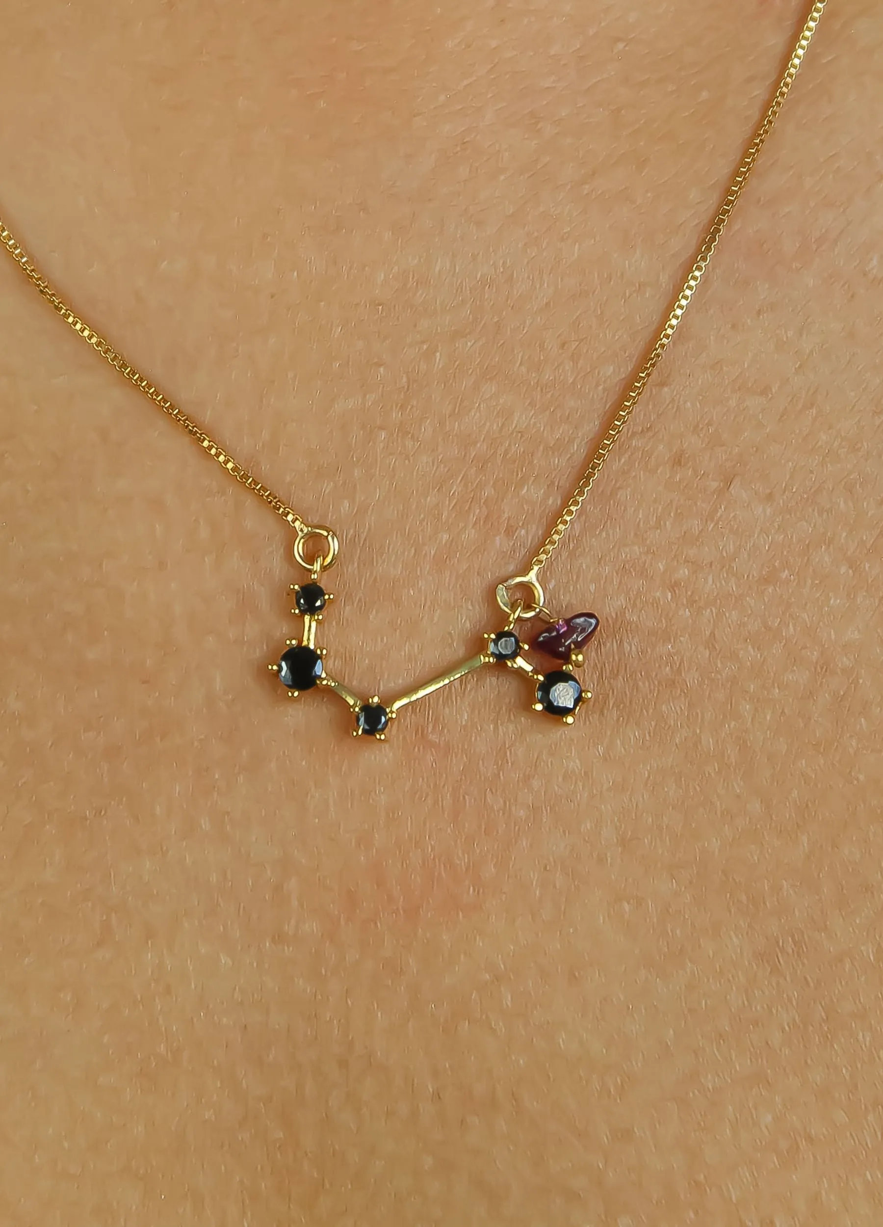 Star Aries Zodiac Necklace
