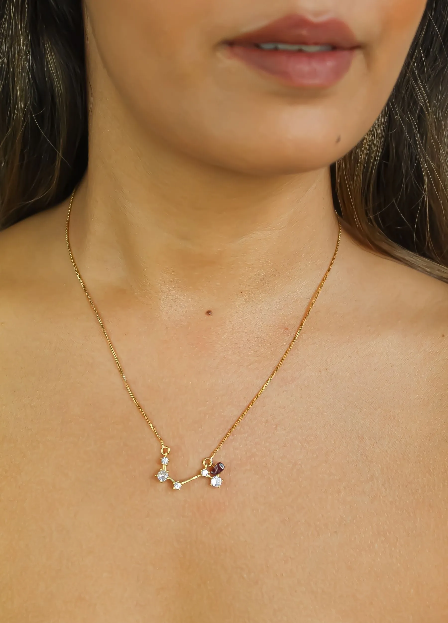 Star Aries Zodiac Necklace
