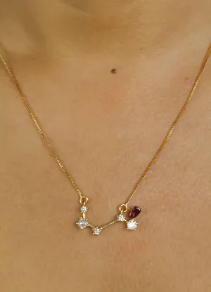 Star Aries Zodiac Necklace