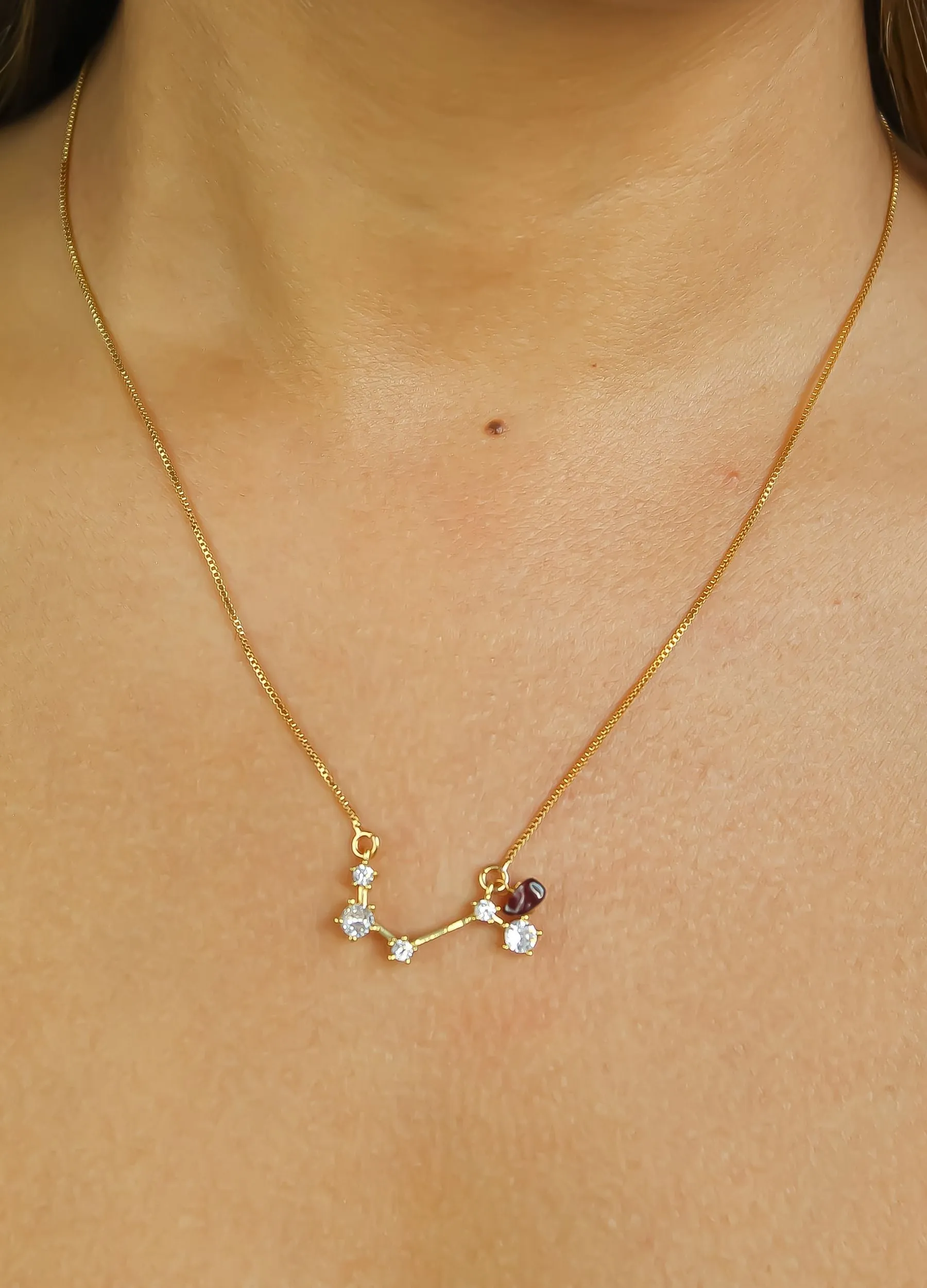 Star Aries Zodiac Necklace